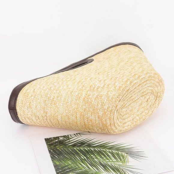 Straw Beach Bag - Picture 3 of 4